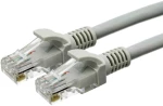Καλώδιο Δικτύου Jasper Cat 6 UTP CCA 1m Γκρί Patch Cord