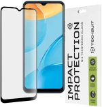 Techsuit - 111D Full Cover / Full Glue Glass - Oppo A15 / A15s / A16 / A16s / A54s - Black