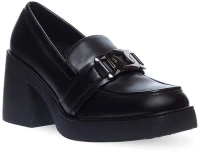 Parex Δερμάτινες Γόβες Μαύρες 10528075.B BLACK