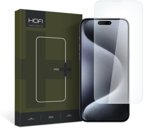 Hofi® Pro+ Tempered Glass για iPhone 15 Pro Max – Clear