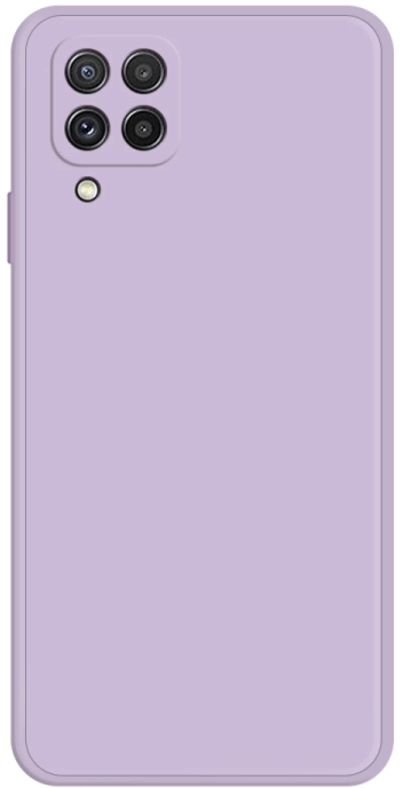 Imitation Liquid Back Cover Προστατευτική Θήκη Σιλικόνης για Samsung Galaxy A22 4G- Purple OEM