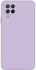 Imitation Liquid Back Cover Προστατευτική Θήκη Σιλικόνης για Samsung Galaxy A22 4G- Purple OEM