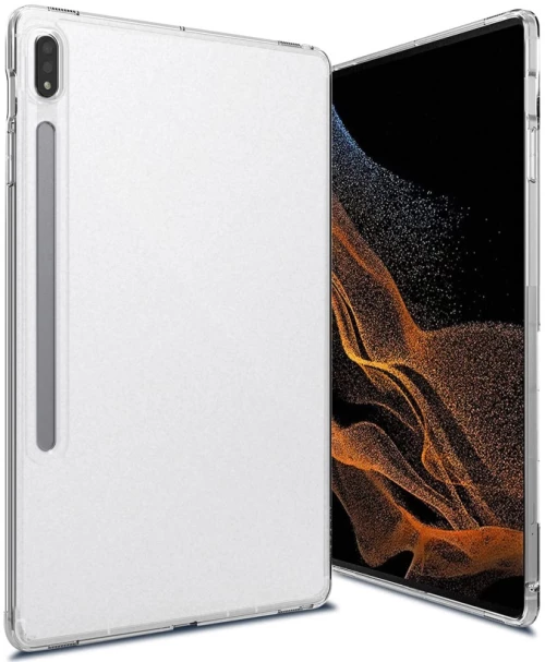 Θήκη Σιλικόνης Silicone Back Case Με Θέση Pen Για Tab S8 Ultra 14.6'' - Διάφανο OEM