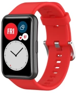 Ανταλλακτικό Λουράκι Σιλικόνης για Huawei Watch Fit- Red