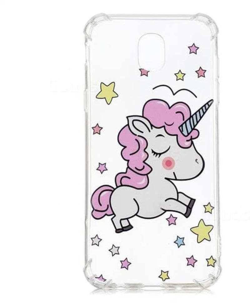 TPU Θήκη Σιλικόνης Διάφανη με σχέδιο Unicorn για Samsung Galaxy J5 2017