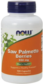 Saw Palmetto Berries, 550mg - 100 caps - Now / Προστάτης - Ουροποιητικό