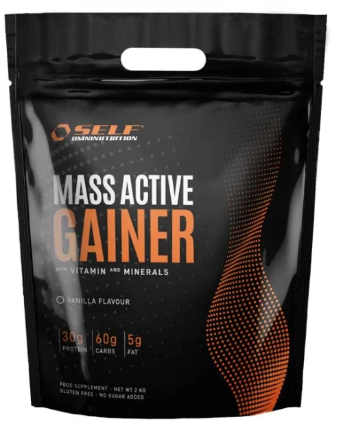 Mass Active Gainer 2kg - Self Omninutrition - Βανίλια (Vanilla)