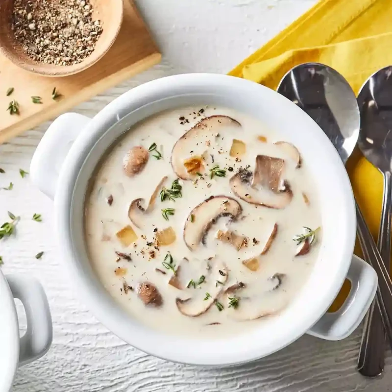 Σούπα Στιγμής με Μανιτάρια Waitrose Mushroom Soup with Croutons 96g