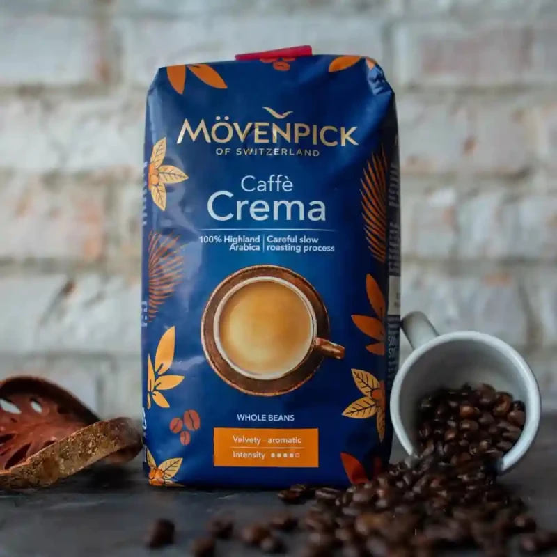 Καφές Σε Κόκκους Movenpick Caffe Crema Velvety Arabica Whole Beans 500g