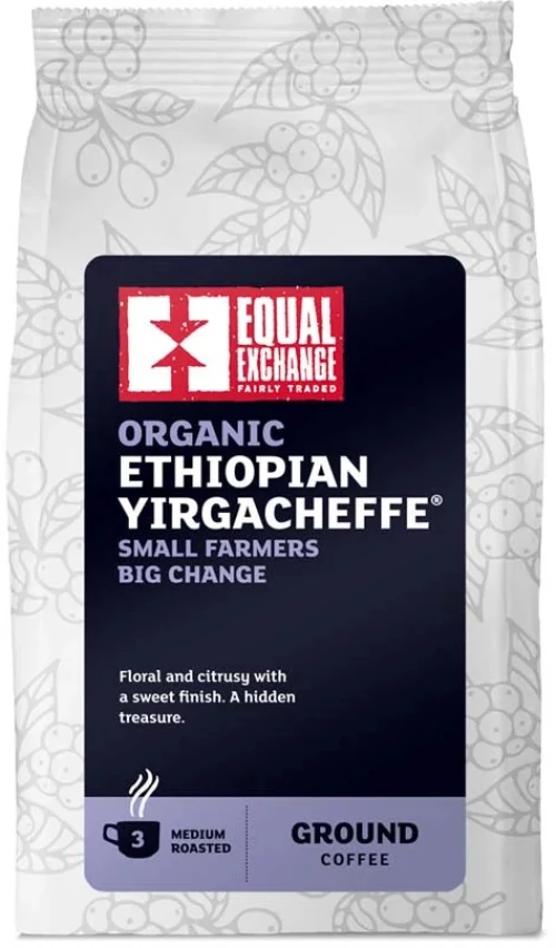 Αλεσμένος Καφές Equal Exchange Organic Ethiopian Yirgavheffe Roast and Ground Coffee 227g