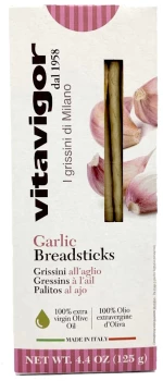 Κριτσίνια Ιταλικά Vitavigor Garlic Flavoured Breadsticks With Extra Virgin Olive Oil 125g