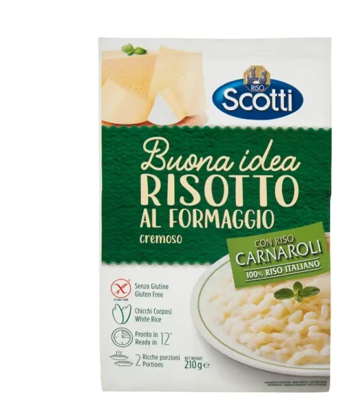 Ριζότο με Παρμεζάνα Scotti Risotto Al Formaggio Gluten Free 210g