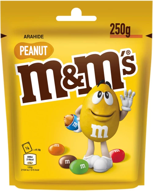 Κουφετάκια Φυστίκι M&M's Peanut 250g
