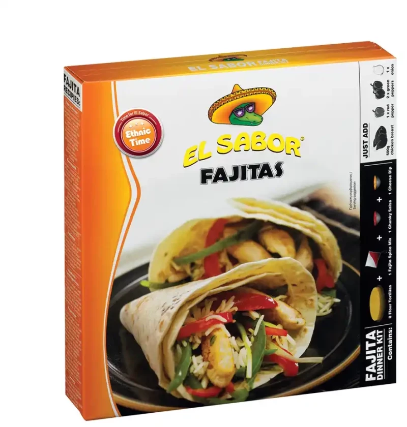 Σετ Υλικών για Φαχίτα El Sabor Fajitas Kit 506g
