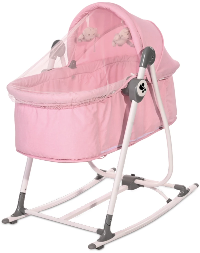 Lorelli βρεφικό λίκνο "Alicante" pink 10080490001