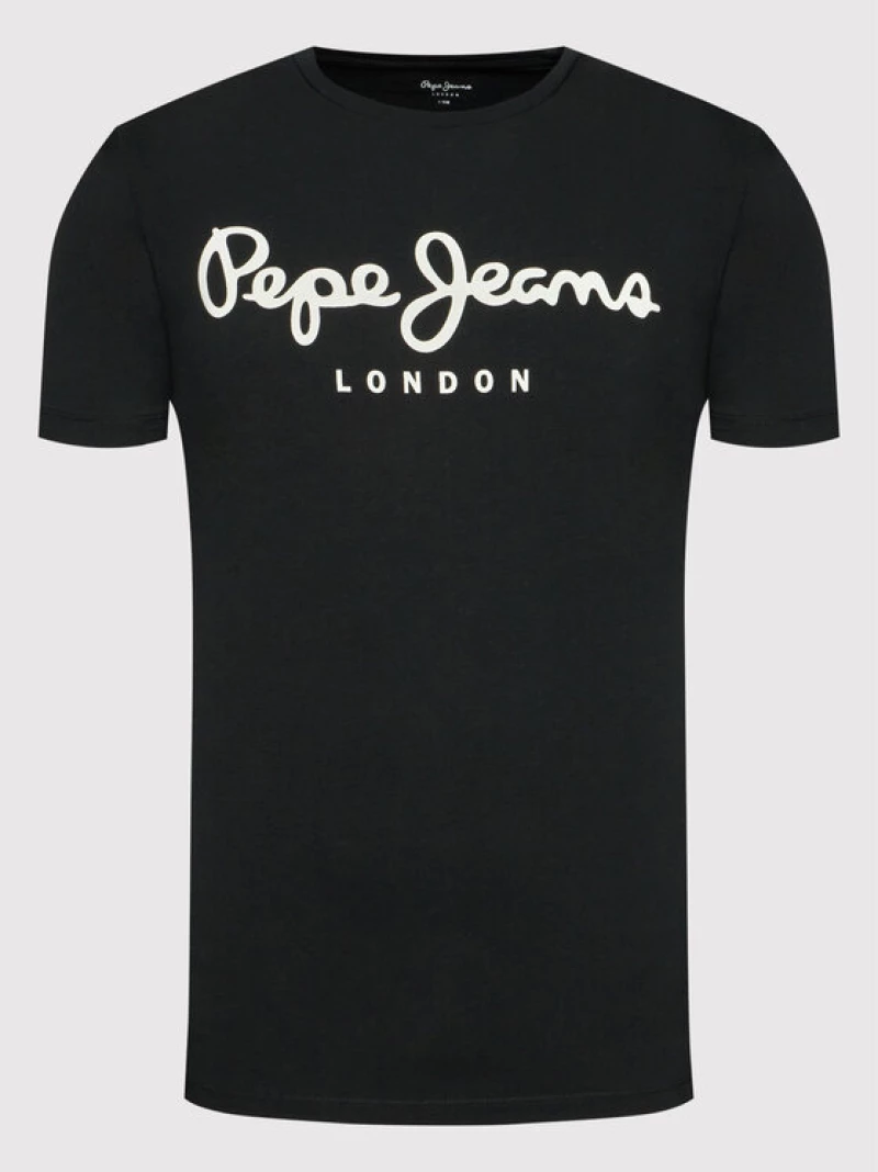 Pepe Jeans Ανδρικό T-shirt Original Stretch PM508210-999 Μαύρο