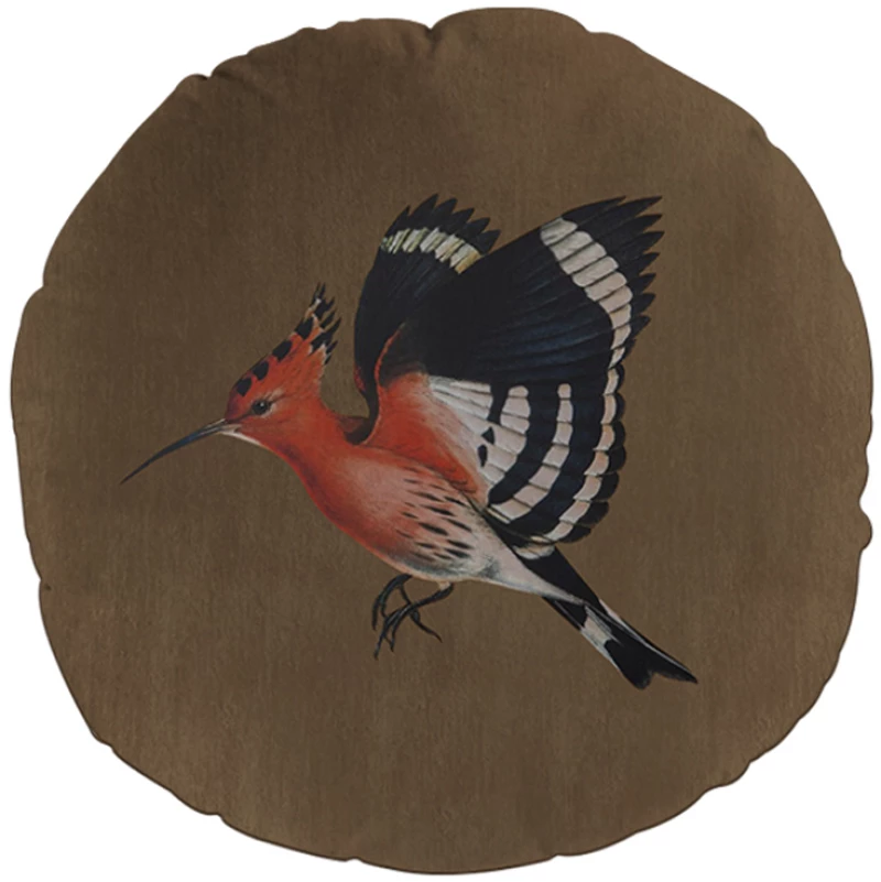 HOOPOE ΔΙΑΚΟΣΜΗΤΙΚΟ ΜΑΞΙΛΑΡΙ ΒΕΛΟΥΔΟ ΠΟΛΥΧΡΩΜΟ ΚΑΦΕ D45cmINTHEBOX