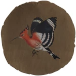 HOOPOE ΔΙΑΚΟΣΜΗΤΙΚΟ ΜΑΞΙΛΑΡΙ ΒΕΛΟΥΔΟ ΠΟΛΥΧΡΩΜΟ ΚΑΦΕ D45cmINTHEBOX