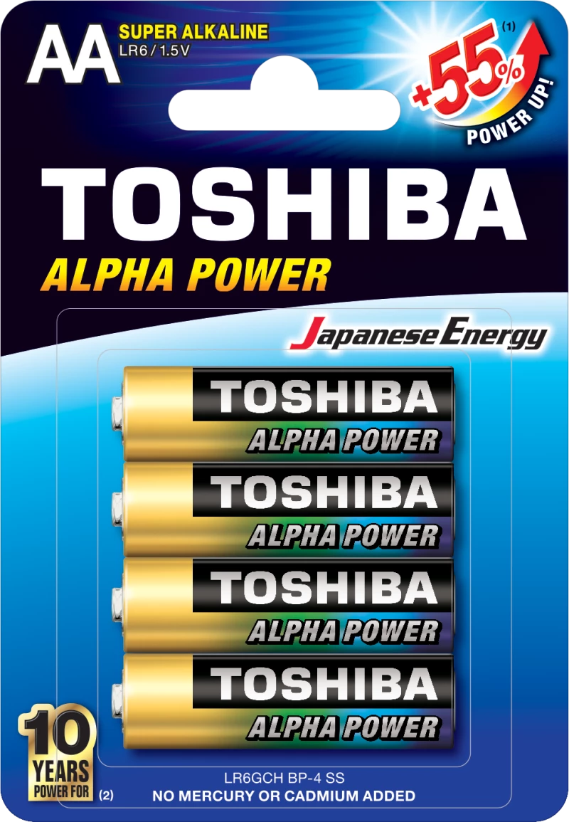 Toshiba Alpha Power AA (blister 4 pcs) - LR6GCH BP-4