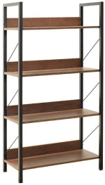 Βιβλιοθήκη Connect Καρυδιά 73x136x35cm