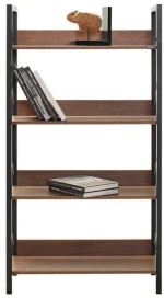 Βιβλιοθήκη Connect Καρυδιά 73x136x35cm