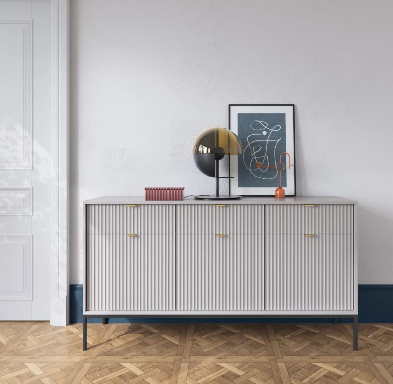 Μπουφές Nova Γκρι 154x39x83cm