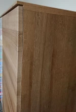 Ντουλάπα εισόδου Duett 70x200x38cm Φυσικό Rivviera+Λευκό