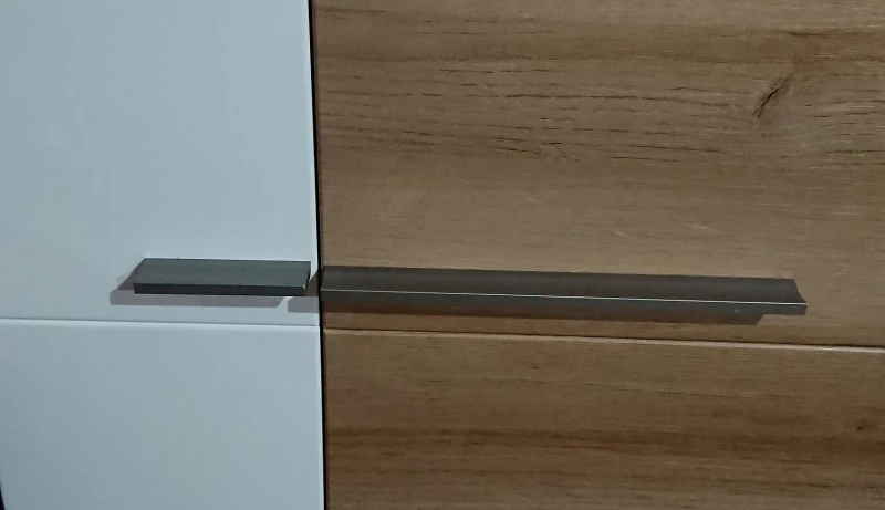 Ντουλάπα εισόδου Duett 70x200x38cm Φυσικό Rivviera+Λευκό