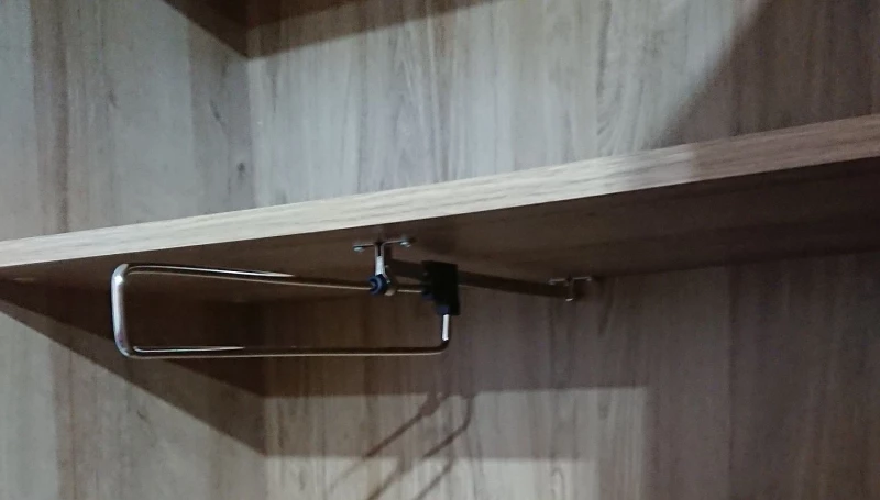 Ντουλάπα εισόδου Duett 70x200x38cm Φυσικό Rivviera+Λευκό