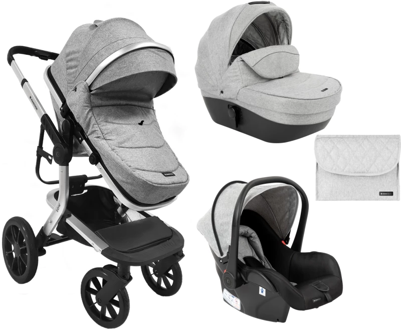 Kikka Boo Καρότσι 3in1 Irene Grey 2023 31001010223