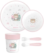 Kikka Boo Σετ Φαγητού Savanna Pink 31302040137