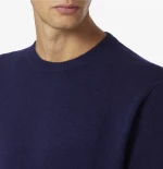 Aspesi Super Geelong Wool Crew Neck Sweater Navy