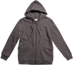 The Project Garments Organic Cotton-Jersey Hoodie Moonrock Grey
