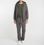 The Project Garments Organic Cotton-Jersey Hoodie Moonrock Grey