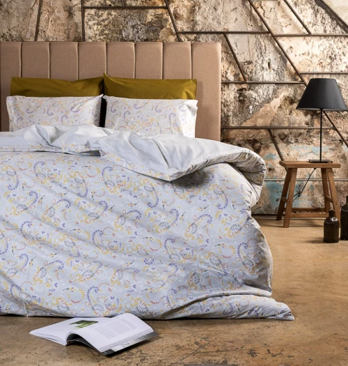 Σεντόνια Σετ "Luna" Lily Grey - Μονά (2x 170×265 + 1 μαξ. 50×70)