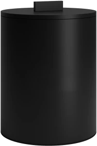 Κάδος Απορριμμάτων Πάγκου 6 Lit - Matt Black, Matt Black, Pam & Co, Ø20 x H25 (cm), 2326-403