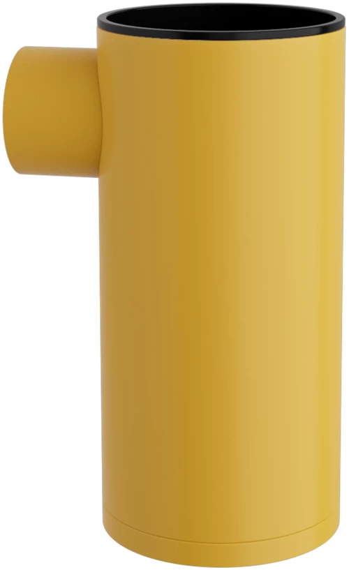 Επιτοίχια Ποτηροθήκη - Matt Yellow, Matt Yellow, Pam & Co, Ø6 x H12 (cm), 86-603