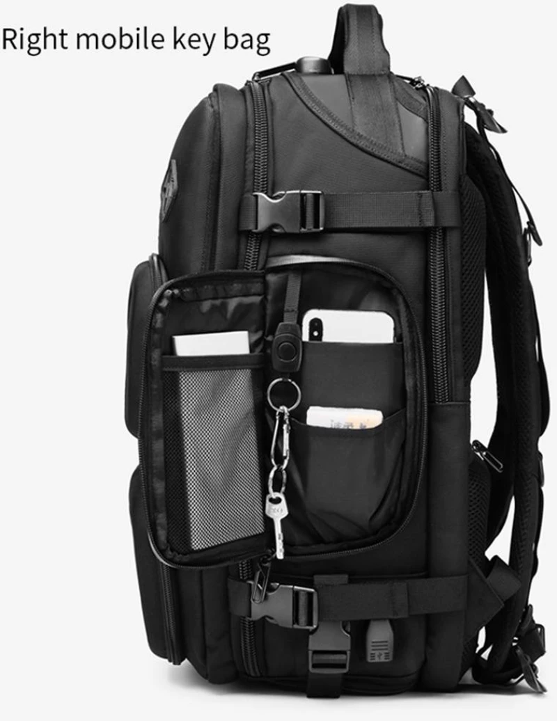 OZUKO BACKPACK | 48x32x17cm | 26L - 9309S-GREY