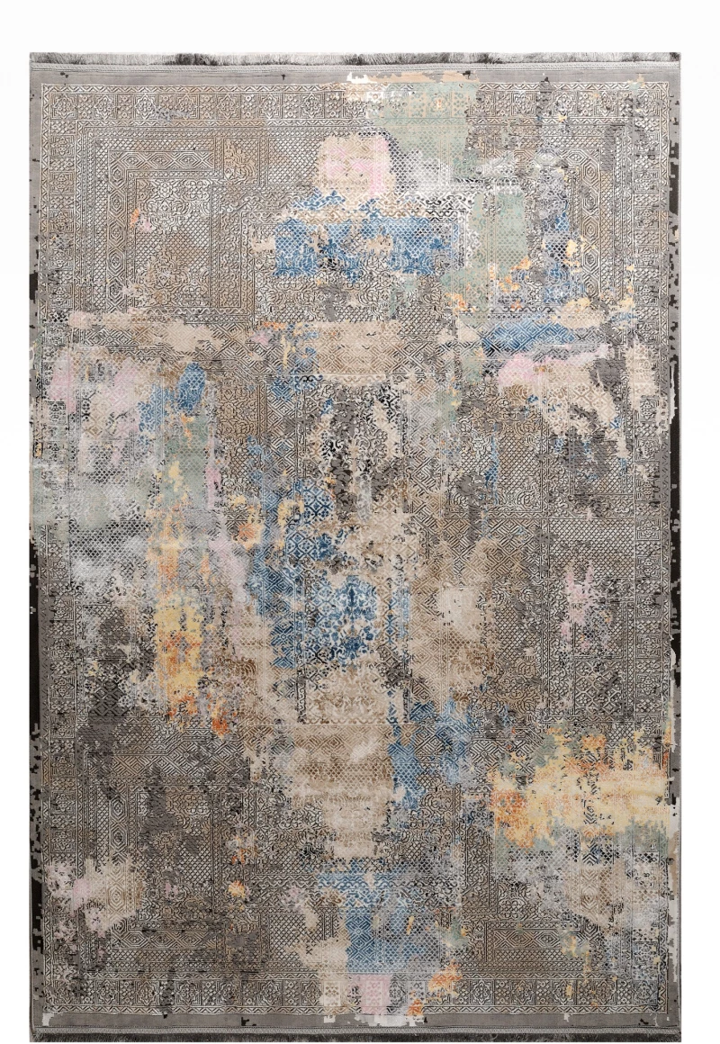 Tzikas Carpets 31605-ΠΟΛΥΧΡΩΜΟ Χαλί QUARES 160x230
