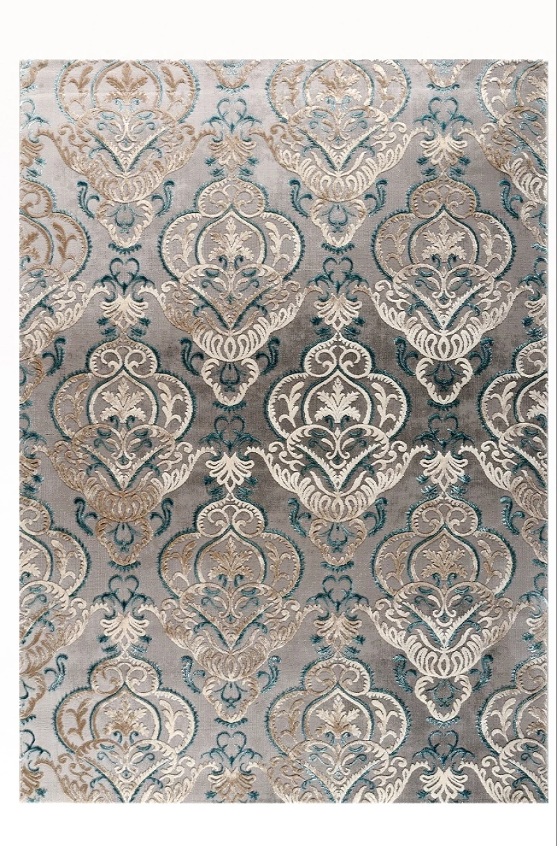 Tzikas Carpets 19284-ΓΚΡΙ-ΜΠΛΕ Χαλί ELITE 160x230