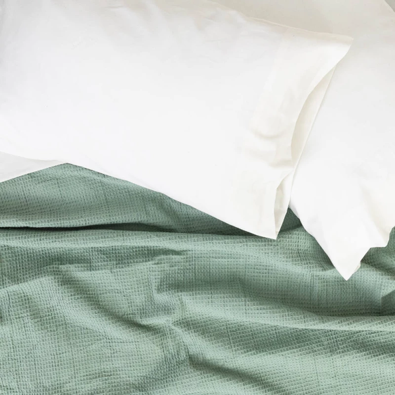 Κουβέρτα Πικέ Waffle Μονή Borea Home Textiles - Μπεζ