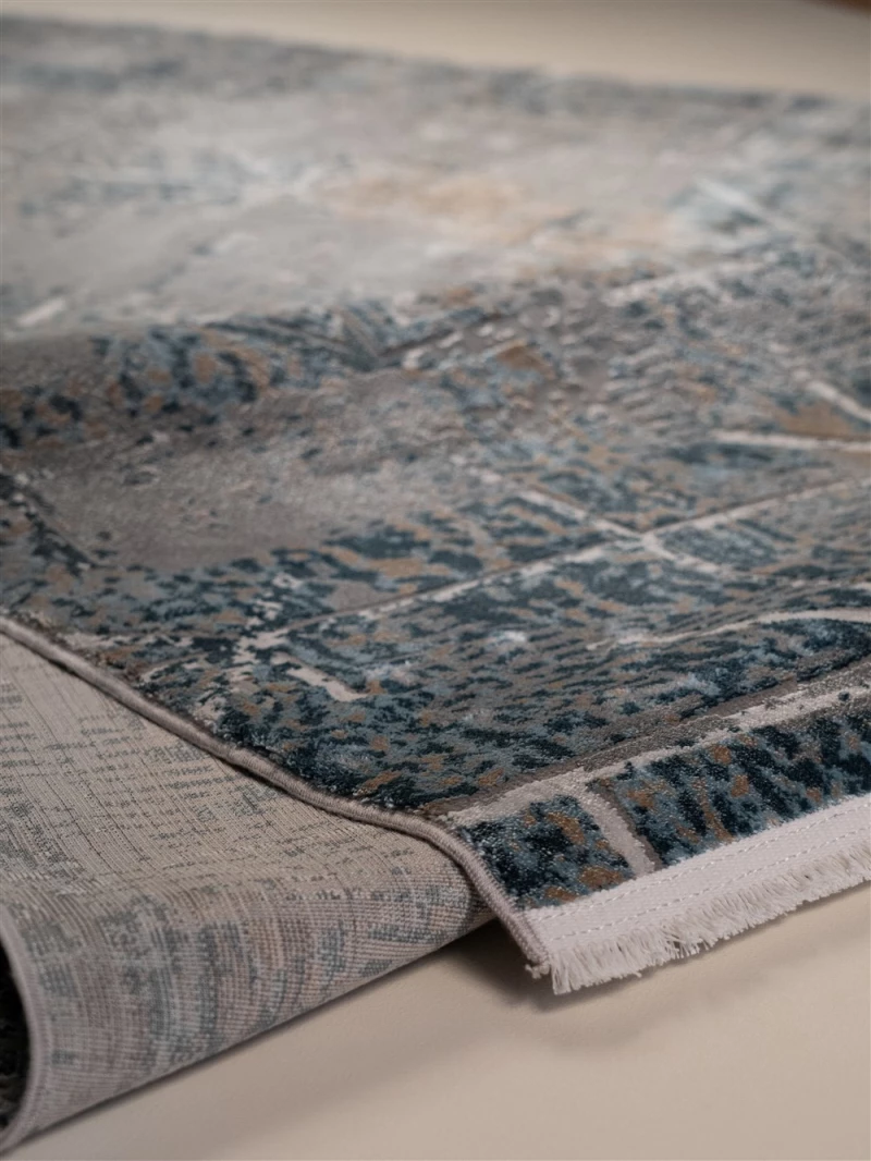 ΧΑΛΙ PEARL 644 GREY- Klonaras Home Fashion 133cm x 190cm