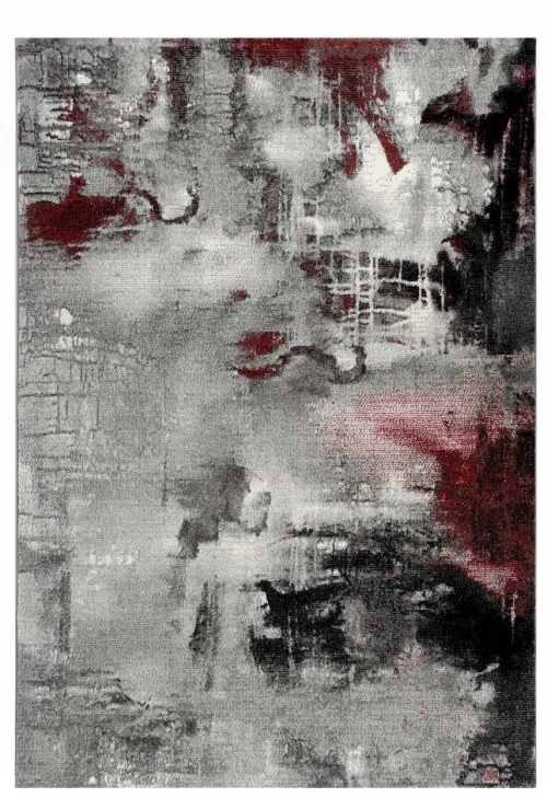 Tzikas Carpets 20754-ΓΚΡΙ ΜΑΥΡΟ Χαλί SKY 160x230
