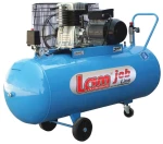 LAM - 200 3M JOB Τροχήλατος Αεροσυμπιεστής με Ιμάντα δικύλινδρoς 3hp και αεροφυλάκιο 200lt