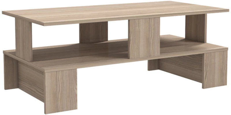 Τραπέζι σαλονιού Olly pakoworld φυσικό 120x60x47εκ