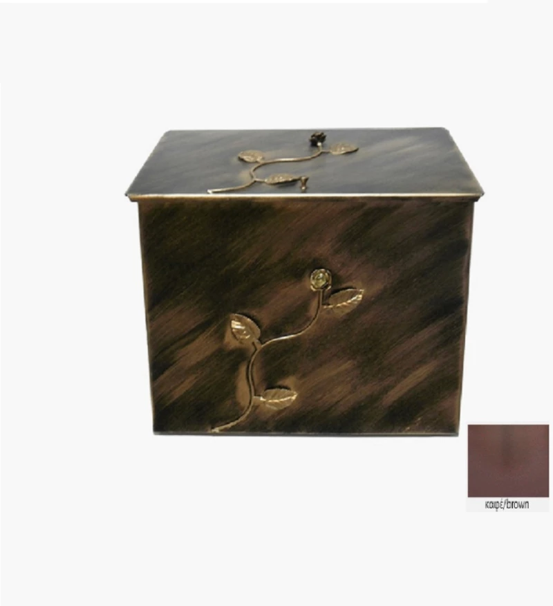 Ξυλοθηκη Μεγαλη Μπουμπούκι με πετράδι 63x54x44 Μαύρο