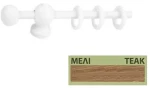 Κουρτινόξυλα Miraz Φ11 100cm μελι