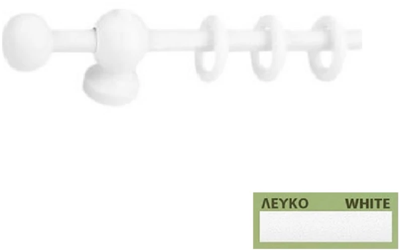 Κουρτινόξυλα Miraz Φ11 100cm μελι