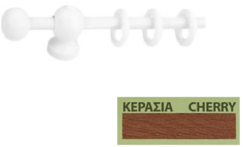 Κουρτινόξυλα Miraz Φ11 100cm μελι