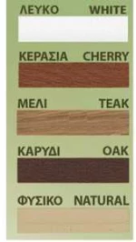 Κουρτινόξυλα Miraz Φ28 240cm Λευκό